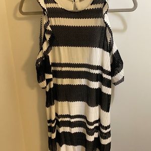 Zara Black and White Dress